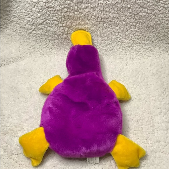 TY Beanie Buddy Patti The Purple Platypus Stuffed Animal - Picture 6 of 6